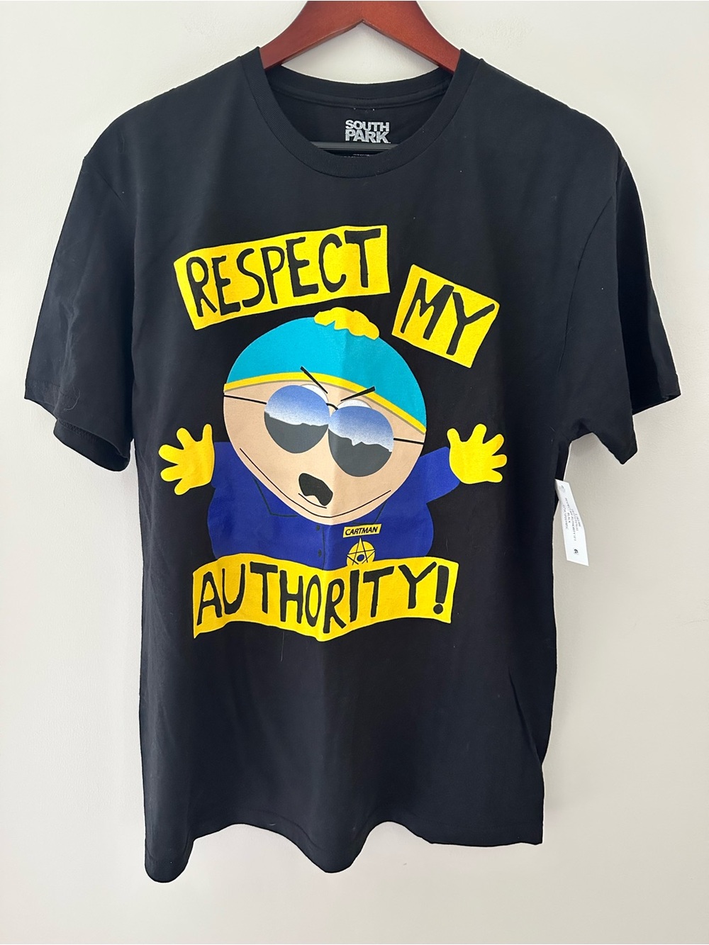 South Park Respect My Authority' Black Graphic Tee